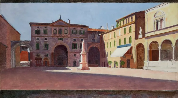Framed Print : Piazza di Dante in Verona, 1900-1901. Creator: Aleksander Gierymski Framed Print : Piazza di Dante in Verona, 1900-1901. Creator: Aleksander Gierymski