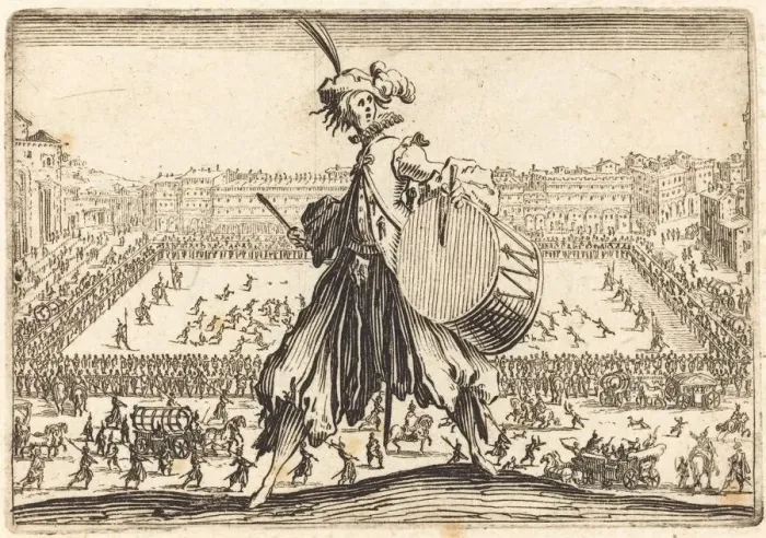 Framed Print : Piazza Presso alla Porta al Prato, c. 1622. Creator: Jacques Callot Framed Print : Piazza Presso alla Porta al Prato, c. 1622. Creator: Jacques Callot