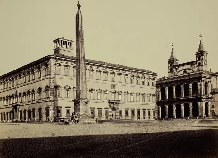 Framed Print : Piazza S. Giovanni in Laterano, Rome, between 1850 and 1870. Creator: Robert MacPherson Framed Print : Piazza S. Giovanni in Laterano, Rome, between 1850 and 1870. Creator: Robert MacPherson