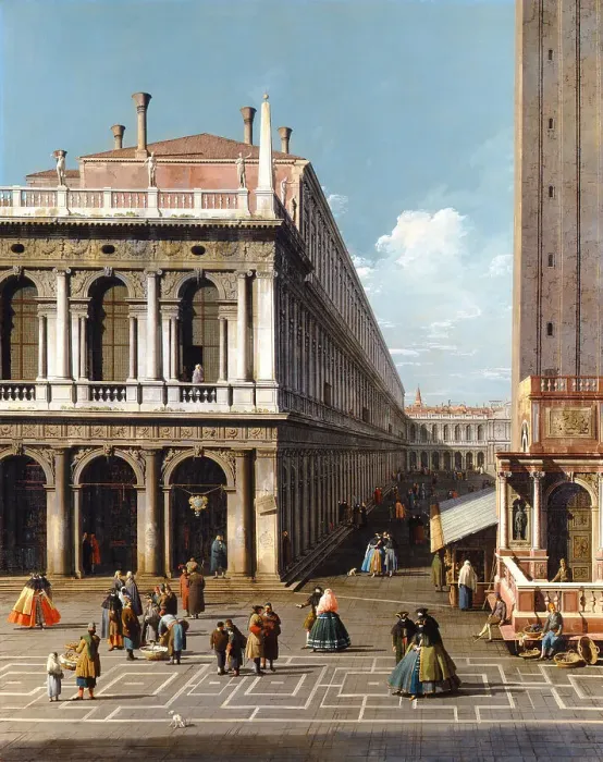 Framed Print : Piazza San Marco, 1753 Framed Print : Piazza San Marco, 1753