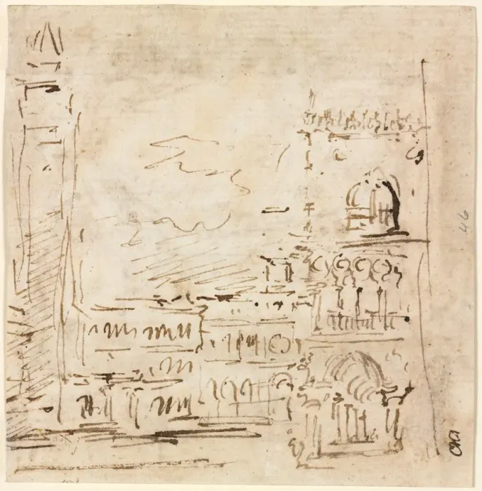 Framed Print : Piazza San Marco with Doges Palace, 1773-1778?. Creator: Francesco Guardi (Italian, 1712-1793) Framed Print : Piazza San Marco with Doges Palace, 1773-1778?. Creator: Francesco Guardi (Italian, 1712-1793)