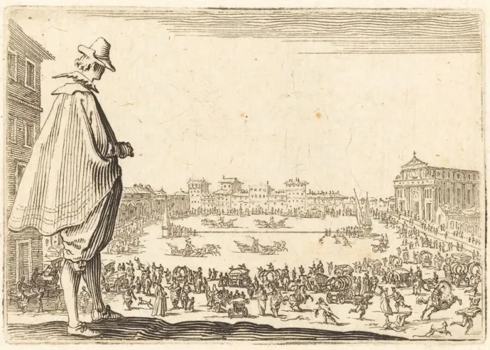 Framed Print : Piazza Santa Maria Novella, Florence, c. 1622. Creator: Jacques Callot Framed Print : Piazza Santa Maria Novella, Florence, c. 1622. Creator: Jacques Callot