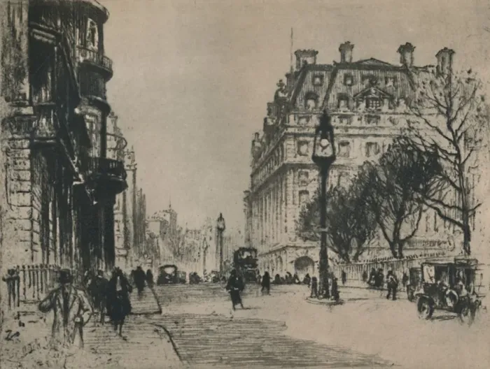 Framed Print : Piccadilly, 1927. Creator: Percy Robertson Framed Print : Piccadilly, 1927. Creator: Percy Robertson