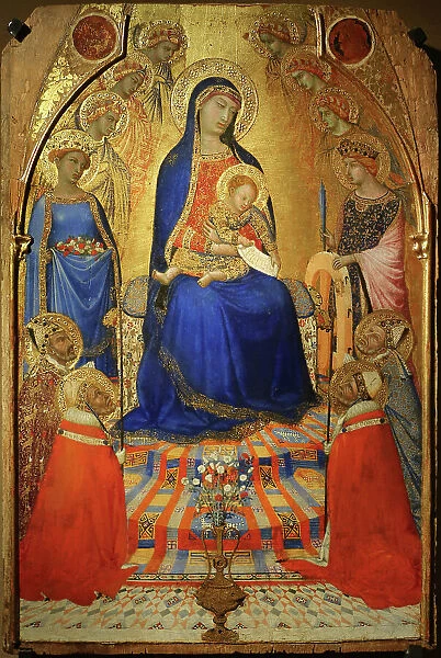 Piccola Maestà, ca 1340. Creator: Lorenzetti, Ambrogio (ca 1290-ca 1348)