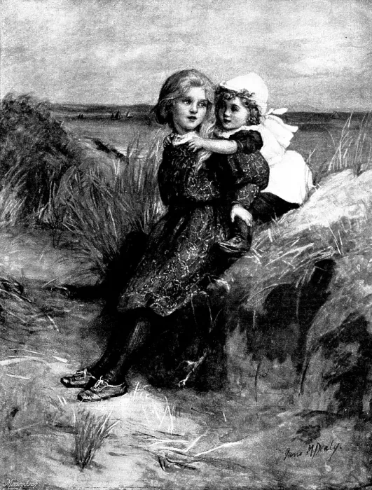 Framed Print : 'Pickaback' - by Miss Jane M. Dealy, 1895. Creator: George Meisenbach Framed Print : 'Pickaback' - by Miss Jane M. Dealy, 1895. Creator: George Meisenbach