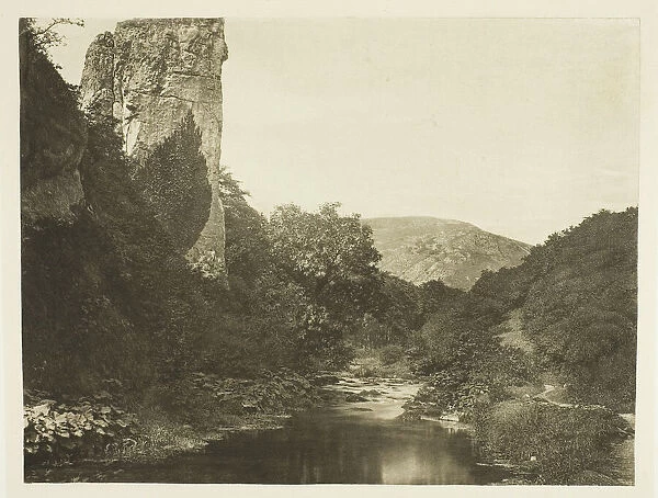 Pickering Tor, Dove Dale, 1880s. Creator: Peter Henry Emerson
