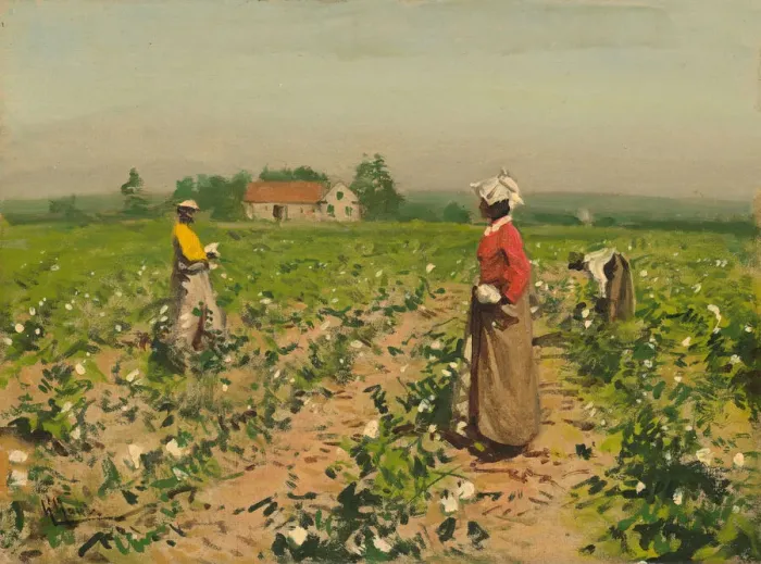 Framed Print : Picking Cotton, c. 1890. Creator: William Gilbert Gaul Framed Print : Picking Cotton, c. 1890. Creator: William Gilbert Gaul