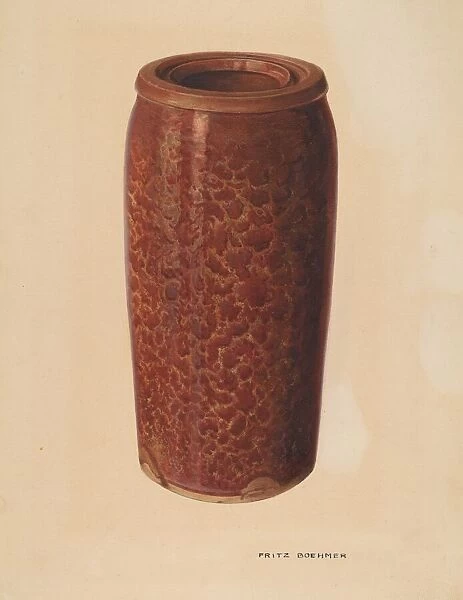Pickle Jar, c. 1939. Creator: Fritz Boehmer