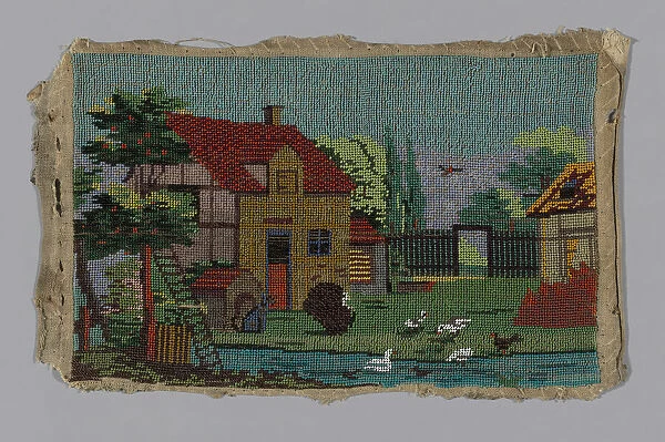 Picture (Beaded), England, 19th century. Creator: Unknown