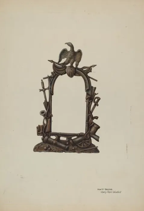 Framed Print : Picture Frame, 1938. Creators: Robert W. R. Taylor, Harry Mann Waddell Framed Print : Picture Frame, 1938. Creators: Robert W. R. Taylor, Harry Mann Waddell