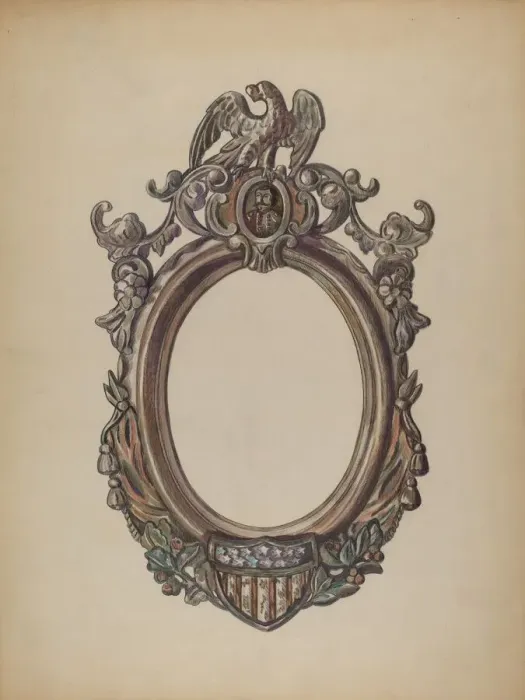 Framed Print : Picture Frame, c. 1937. Creator: Katherine Hastings Framed Print : Picture Frame, c. 1937. Creator: Katherine Hastings