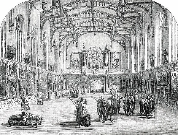 Picture Gallery of the late King of Holland, in the Palace of the Hague, 1850. Creator: Unknown