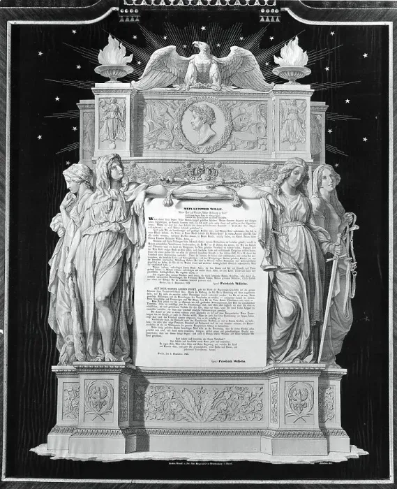 Framed Print : Picture, Germany, after 1827. Creator: Unknown Framed Print : Picture, Germany, after 1827. Creator: Unknown