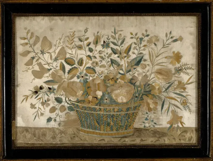 Framed Print : Picture (Needlepoint), France, 18th century. Creator: Unknown Framed Print : Picture (Needlepoint), France, 18th century. Creator: Unknown