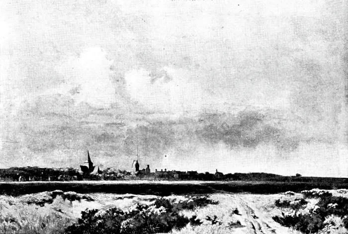 Framed Print : Pictures from the New Gallery: Dornoch - A. J. Ryle, 1895. Creator: Unknown Framed Print : Pictures from the New Gallery: Dornoch - A. J. Ryle, 1895. Creator: Unknown