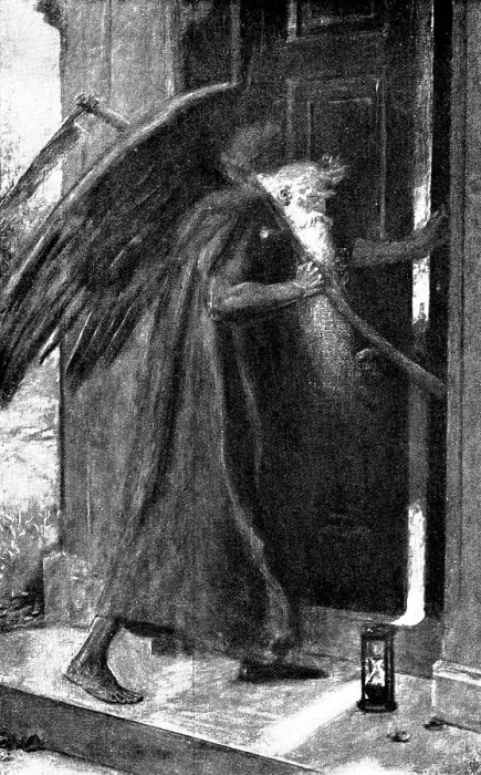 Framed Print : Pictures from the New Gallery: Time, The Reaper - Sir John E. Millais, Bart. R.A. 1895. Creator: Unknown Framed Print : Pictures from the New Gallery: Time, The Reaper - Sir John E. Millais, Bart. R.A. 1895. Creator: Unknown