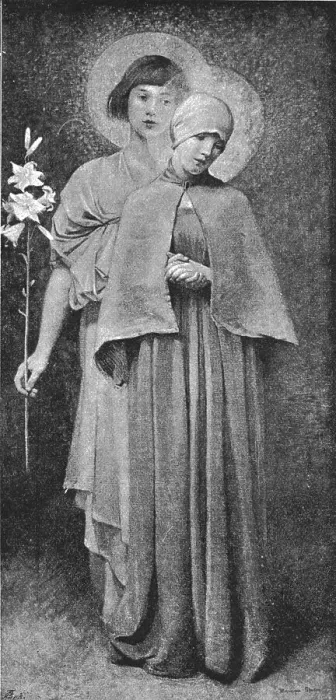 Framed Print : Pictures of the Year - V. Hail, Mary ! after Mrs Marianne Stokes, 1891. Creator: Unknown. Pictures of the Year - V. Hail, Mary ! after Mrs Marianne Stokes, 1891. Creator: Unknown Framed Print : Pictures of the Year - V. Hail, Mary ! after Mrs Marianne Stokes, 1891. Creator: Unknown. Pictures of the Year - V. Hail, Mary ! after Mrs Marianne Stokes, 1891. Creator: Unknown
