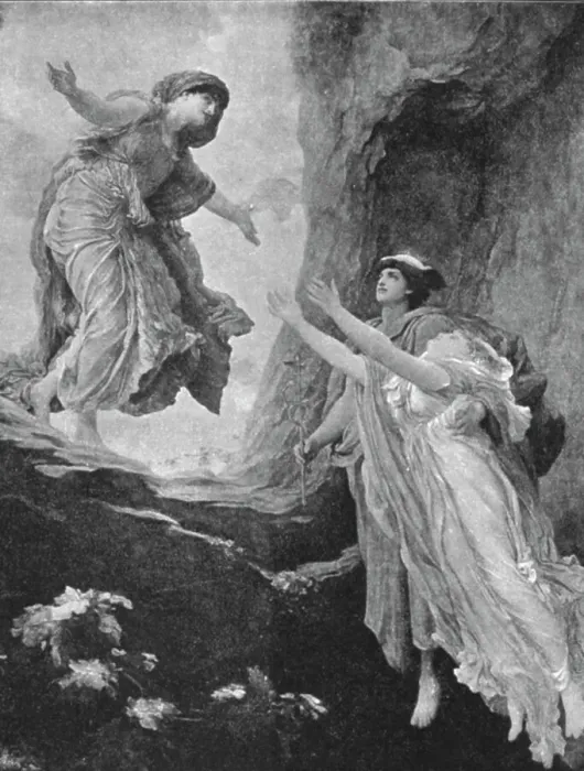 Framed Print : Pictures of the Year - VI. The Return of Persephone'; after Sir F Leighton, Bart, PRA, 1891. Creator: Unknown. Pictures of the Year - VI. The Return of Persephone'; after Sir F Leighton, Bart, PRA, 1891. Creator: Unknown Framed Print : Pictures of the Year - VI. The Return of Persephone'; after Sir F Leighton, Bart, PRA, 1891. Creator: Unknown. Pictures of the Year - VI. The Return of Persephone'; after Sir F Leighton, Bart, PRA, 1891. Creator: Unknown