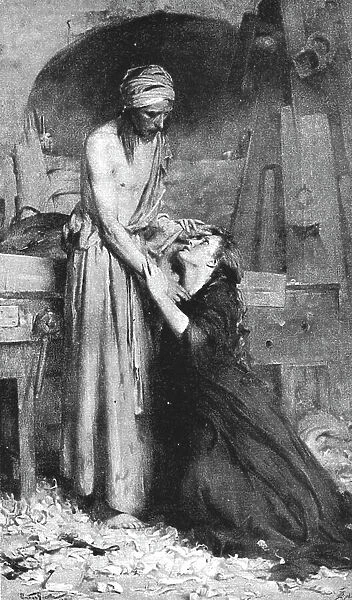 Pictures of the Year - VII. 'Christ and the Magdalene', after Arthur Hacker, 1891. Creator: Unknown. Pictures of the Year - VII. 'Christ and the Magdalene', after Arthur Hacker, 1891. Creator: Unknown