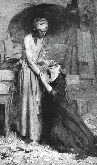 Framed Print : Pictures of the Year - VII. Christ and the Magdalene, after Arthur Hacker, 1891. Creator: Unknown. Pictures of the Year - VII. Christ and the Magdalene, after Arthur Hacker, 1891. Creator: Unknown Framed Print : Pictures of the Year - VII. Christ and the Magdalene, after Arthur Hacker, 1891. Creator: Unknown. Pictures of the Year - VII. Christ and the Magdalene, after Arthur Hacker, 1891. Creator: Unknown