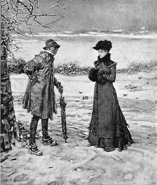 'Pictures of the Year - VIII. 'The Winter of our Discontent ', after GH Boughton, ARA, 1891. Creator: Unknown. 'Pictures of the Year - VIII. 'The Winter of our Discontent ', after GH Boughton, ARA, 1891. Creator: Unknown