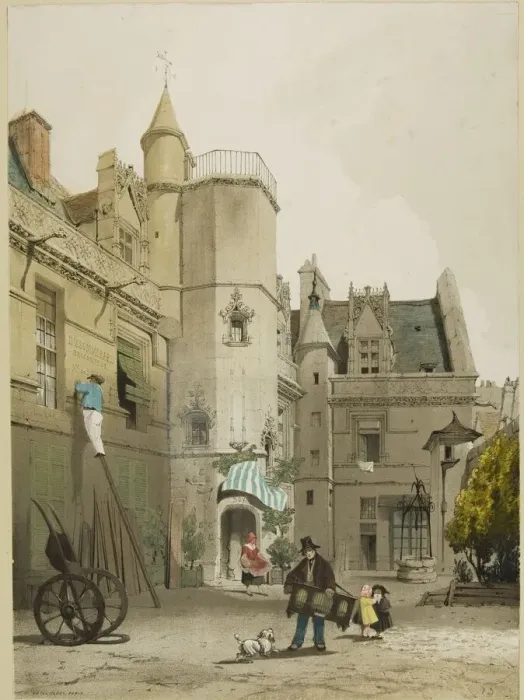 Framed Print : Picturesque Architecture in Paris, Ghent, Antwerp, Touen, etc. 1839 Framed Print : Picturesque Architecture in Paris, Ghent, Antwerp, Touen, etc. 1839