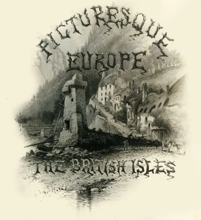 Framed Print : Picturesque Europe - The British Isles, c1870 Framed Print : Picturesque Europe - The British Isles, c1870