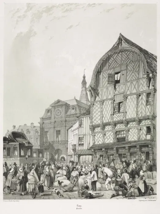 Framed Print : Picturesque and Romantic Journeys in Old France, Picardie (Vol. 2)…, 1840. Creator Framed Print : Picturesque and Romantic Journeys in Old France, Picardie (Vol. 2)…, 1840. Creator