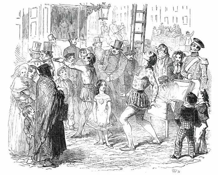 Framed Print : Picturesque Sketches of London - Street Sights, 1850. Creator: Unknown Framed Print : Picturesque Sketches of London - Street Sights, 1850. Creator: Unknown