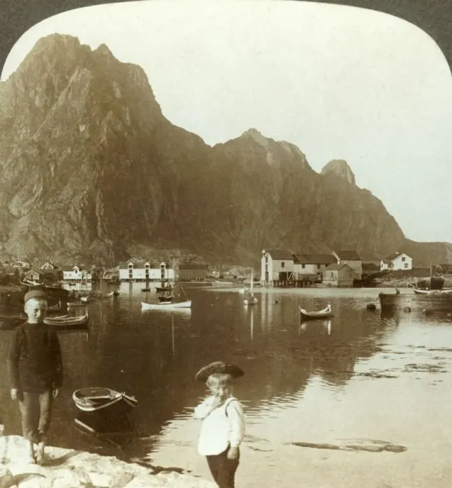 Framed Print : Picturesque Svolvaer, a far north fishing station, Lofoten Islands, N. Norway, c1905 Framed Print : Picturesque Svolvaer, a far north fishing station, Lofoten Islands, N. Norway, c1905