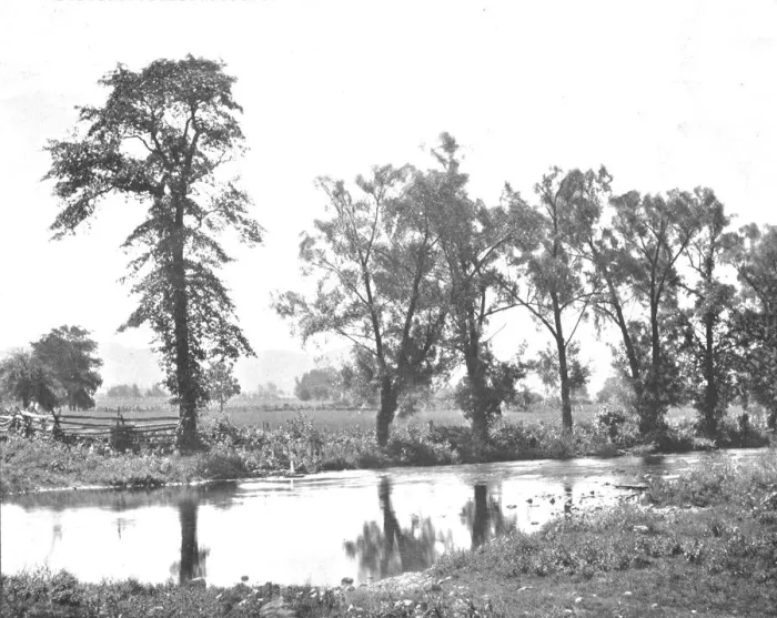 Framed Print : Picturesque view near Schooleys Mount, New Jersey, USA, c1900. Creator: Unknown Framed Print : Picturesque view near Schooleys Mount, New Jersey, USA, c1900. Creator: Unknown