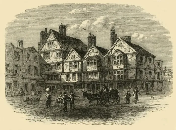 Framed Print : Pie Corner in 1789, (c1872). Creator: Unknown Framed Print : Pie Corner in 1789, (c1872). Creator: Unknown