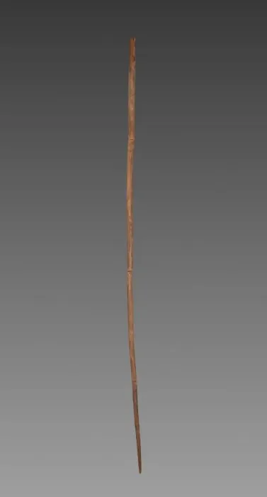Framed Print : Three Pieces of an Arrow, First Intermediate- Middle Kingdom, 2123- 1814 BC. Creator: Unknown Framed Print : Three Pieces of an Arrow, First Intermediate- Middle Kingdom, 2123- 1814 BC. Creator: Unknown