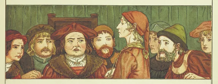 Framed Print : The Pied Piper of Hamelin, 1889. Creator: Catherine Greenaway Framed Print : The Pied Piper of Hamelin, 1889. Creator: Catherine Greenaway
