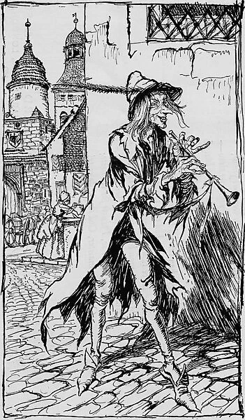 The Pied Piper of Hamelin, (1934). Artist: Arthur Rackham