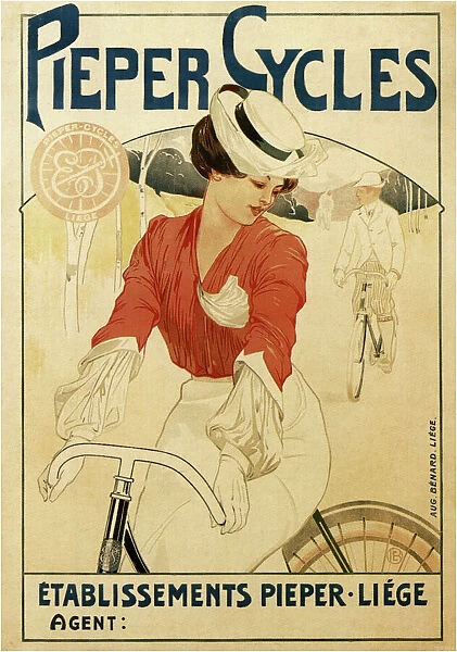 Pieper Cycles, 1900. Artist: Berchmans, Emile (1867-1947)