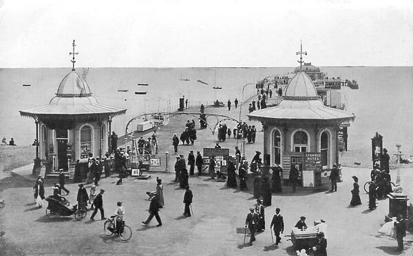 The pier, Worthing, West Sussex, c1900s-c1920s