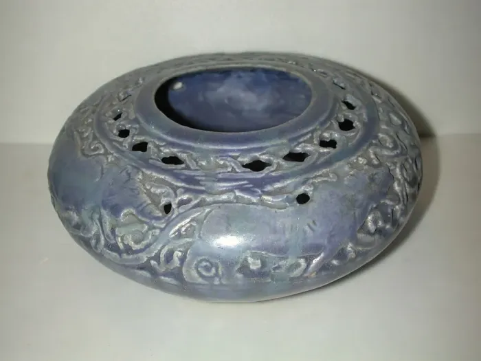 Framed Print : Pierced Blue Pot with Animals and Vegetal Scroll, Iran, last quarter 11th or 12th century Framed Print : Pierced Blue Pot with Animals and Vegetal Scroll, Iran, last quarter 11th or 12th century