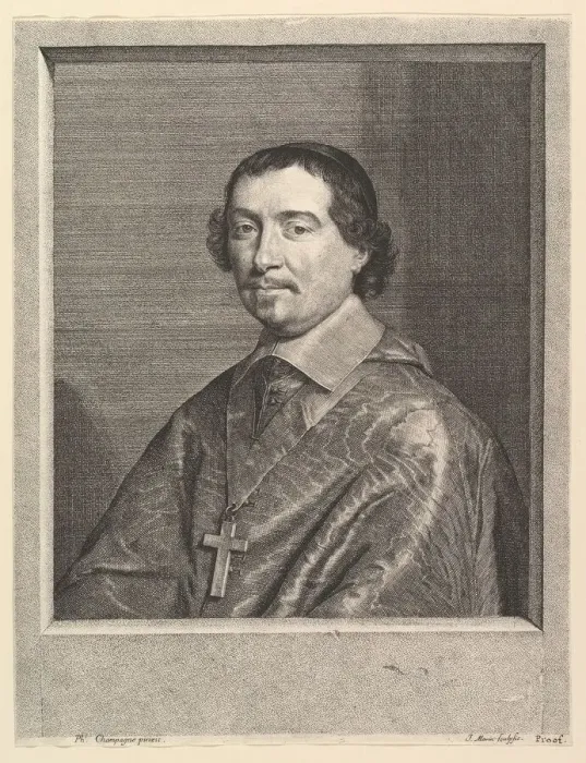 Framed Print : Pierre Bartier, eveque de Montauban. Creator: Jean Morin Framed Print : Pierre Bartier, eveque de Montauban. Creator: Jean Morin