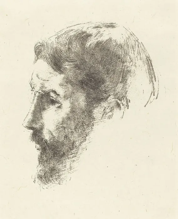 Framed Print : Pierre Bonnard, 1900. Creator: Odilon Redon Framed Print : Pierre Bonnard, 1900. Creator: Odilon Redon