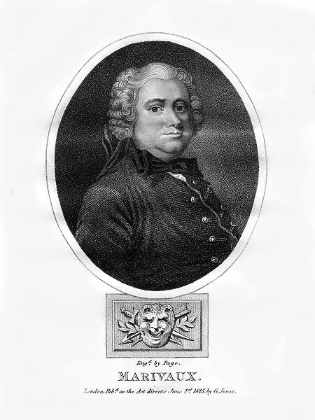 Pierre Carlet de Chamblain de Marivaux, French novelist and dramatist, (1815). Artist: Page