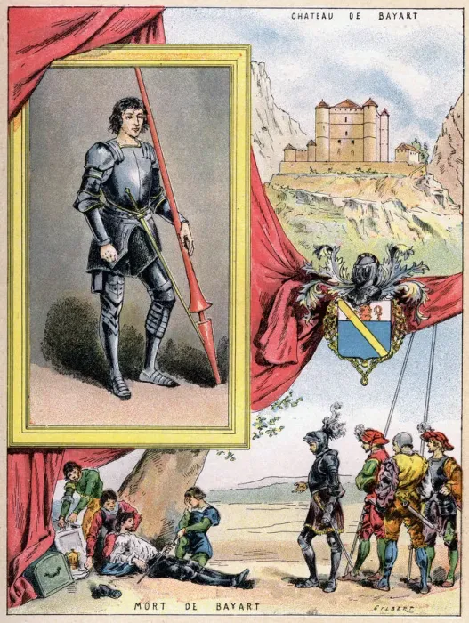 Framed Print : Pierre du Terrail, French soldier, 1898. Artist: Gilbert Framed Print : Pierre du Terrail, French soldier, 1898. Artist: Gilbert