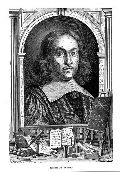 Pierre de Fermat, 17th century French mathematician, 1870