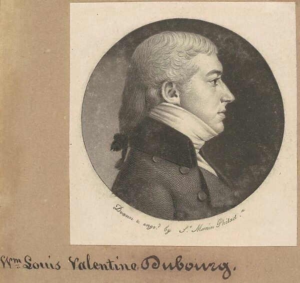 Pierre Francois DuBourg, 1800. Creator: Charles Balthazar Julien Fé