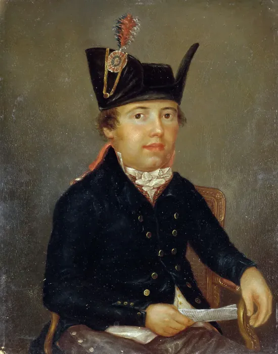 Framed Print : Pierre-François Palloy, dit le Patriote (1755-1835), entrepreneur chargé de la démolition... c1789. Creator: A Donchery