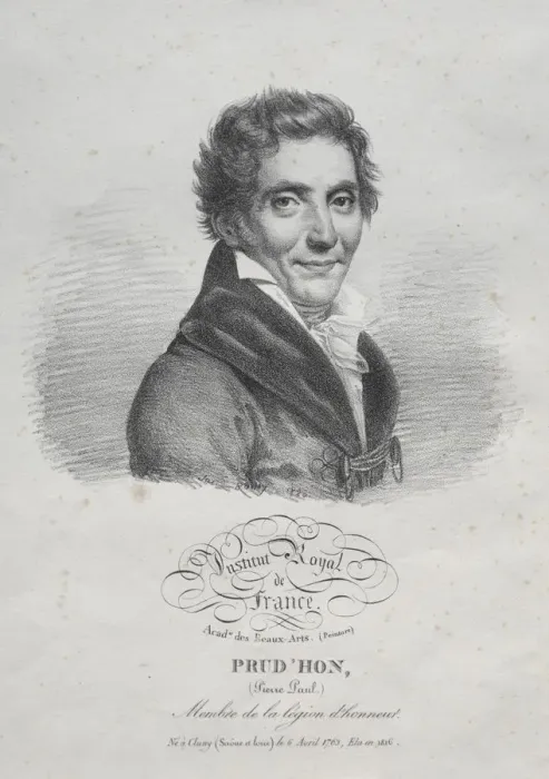 Framed Print : Pierre Paul Prudhon, 1820. Creator: Julien Leopold Boilly (French, 1796-1874) Framed Print : Pierre Paul Prudhon, 1820. Creator: Julien Leopold Boilly (French, 1796-1874)