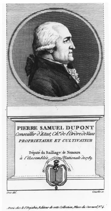 Framed Print : Pierre Samuel Du Pont de Nemours (1739-1817), 1789