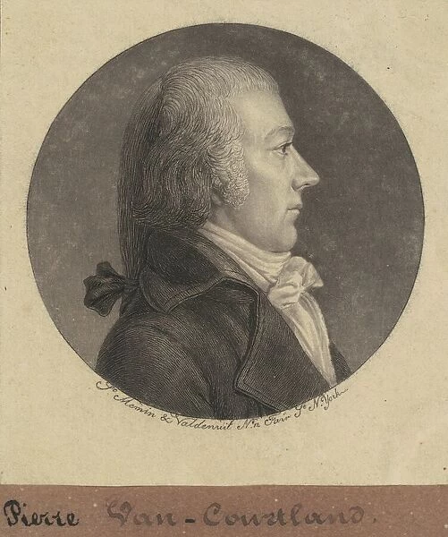 Pierre Van Cortlandt, Jr. 1796-1797. Creator: Charles Balthazar Julien Fé