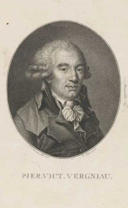 Framed Print : Pierre Victurnien Vergniaud (1753-1793), c. 1800. Creator: Bonneville, Francois Framed Print : Pierre Victurnien Vergniaud (1753-1793), c. 1800. Creator: Bonneville, Francois