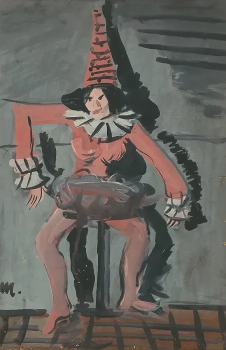 Framed Print : Pierrot, around 1936. Creator: Cyprian Majernik Framed Print : Pierrot, around 1936. Creator: Cyprian Majernik